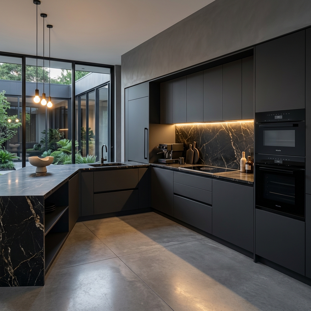Sleek Modular Kitchen